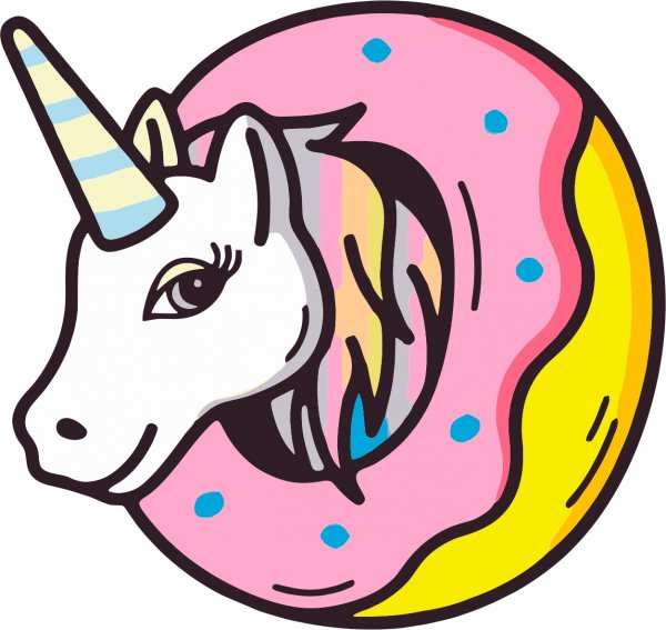 Наклейки Единорожка