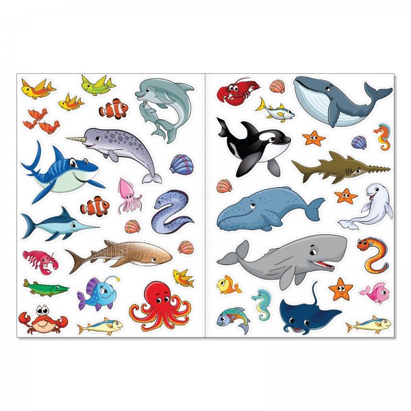 Набор наклеек животные