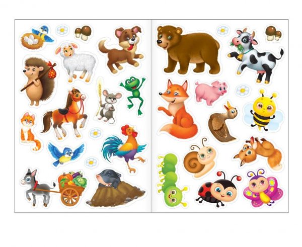 Наклейки зверюшки