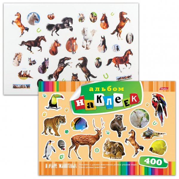 Наклейки с разными животными