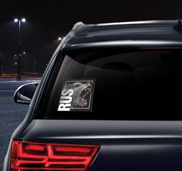 Светящаяся наклейка на авто