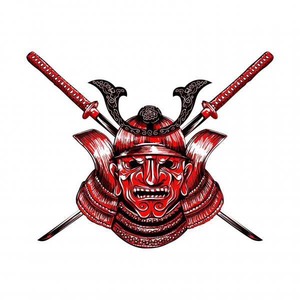 Самурайские наклейки