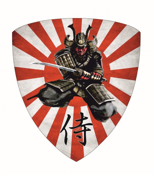 Самурай стикер