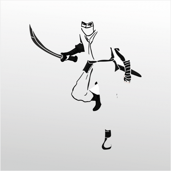 Наклейка Самурай