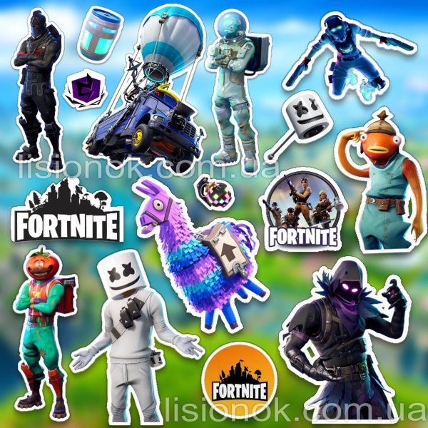 Альбом ФОРТНАЙТ С наклейками набор