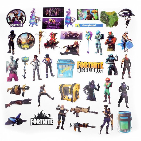 Fortnite наклейки герои