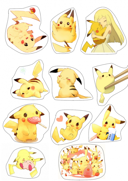 Наклейки аниме