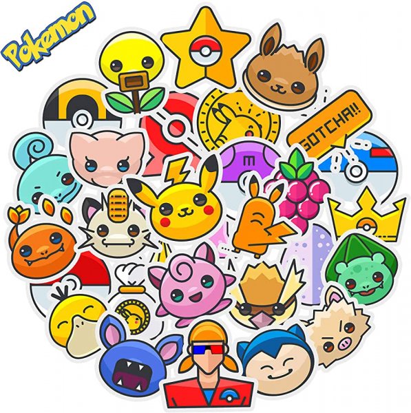 Стикеры по покемонам