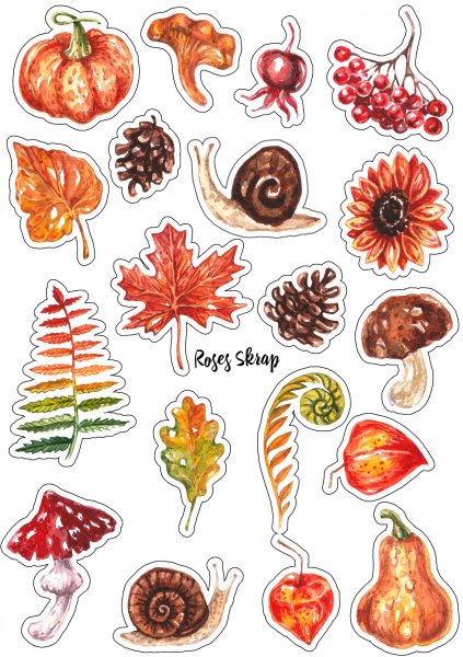 Осенние Стикеры