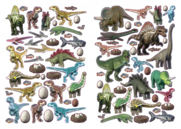 Набор наклеек "динозавры"