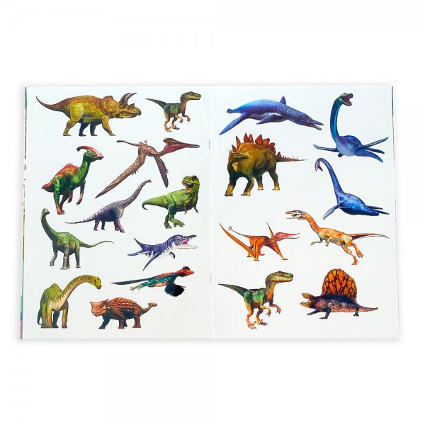 Динозавры (с наклейками)