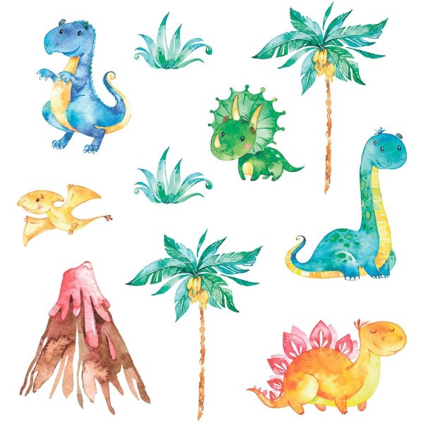 Наклейки "Динозаврики"