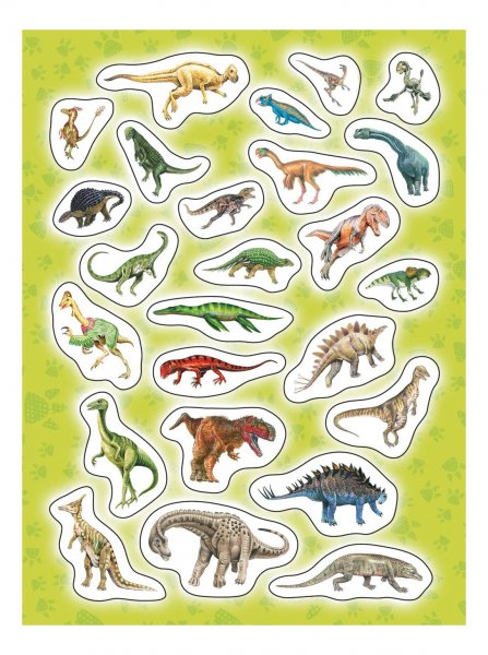Наклейки Росмэн динозавры
