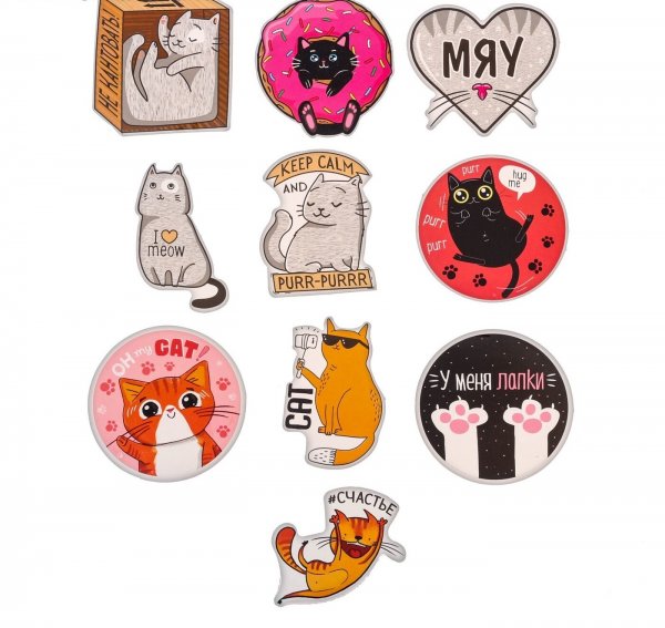 Наклейки котики