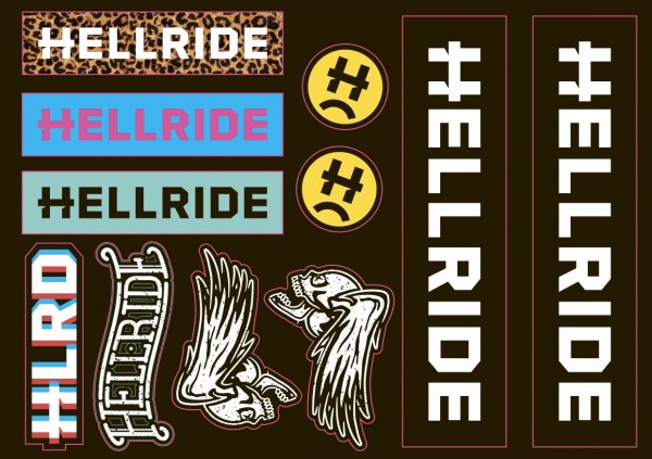 Наклейки хеллрайд Sticker Pack