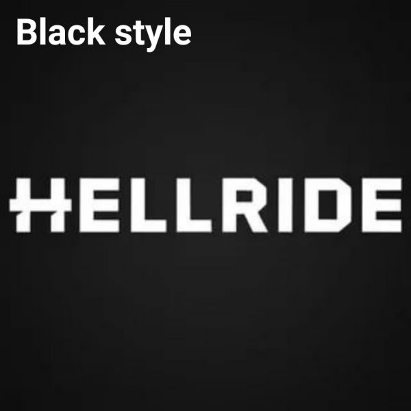 Hellride Gothic наклейка