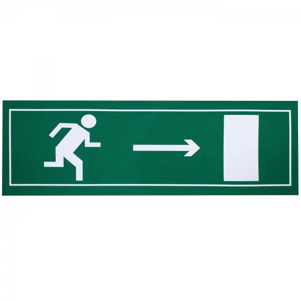 Знак направление к эвакуационному выходу налево