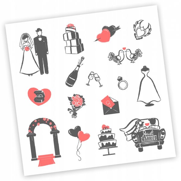 Стикеры свадьба