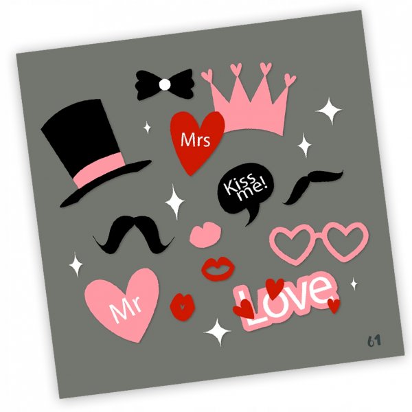 Молодожены надпись