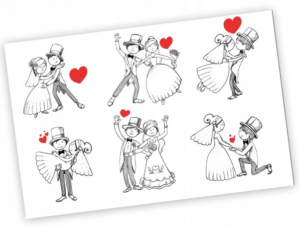 Водка Свадебная этикетка