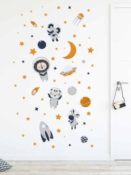Детские наклейки космос