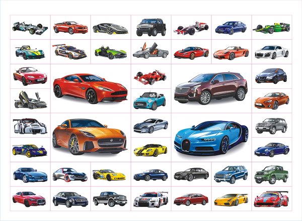 Наклейка "машины"