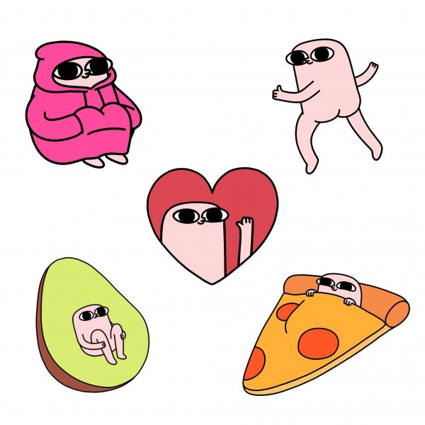 Стикеры для распечатки