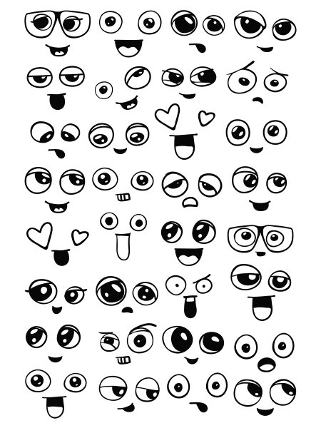 Наклейки на авто глаза