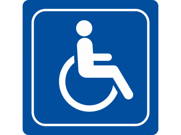 Знак "инвалид" на присоске