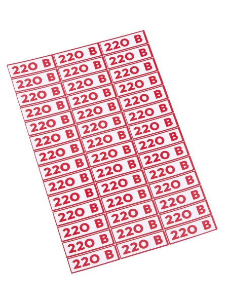 Знак электробезопасности 220 380