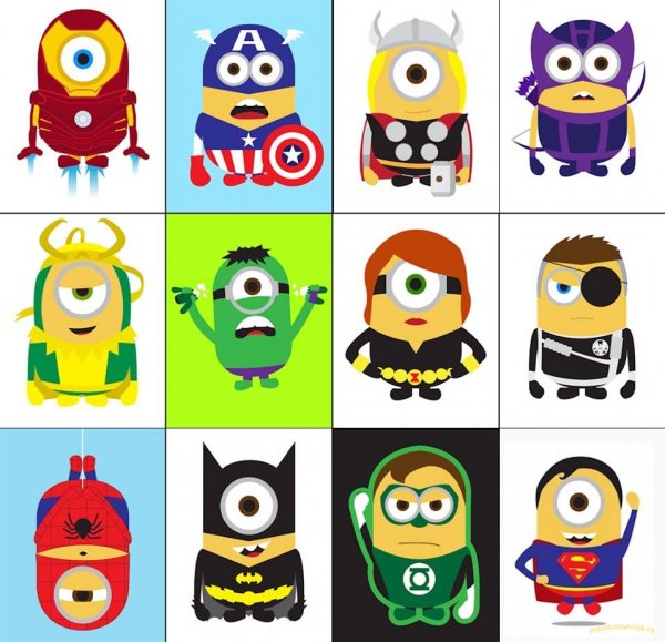 Миньоны Супергерои