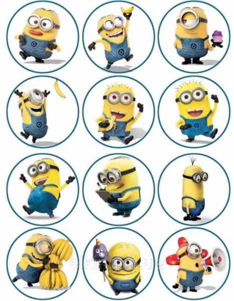 Миньоны для капкейков