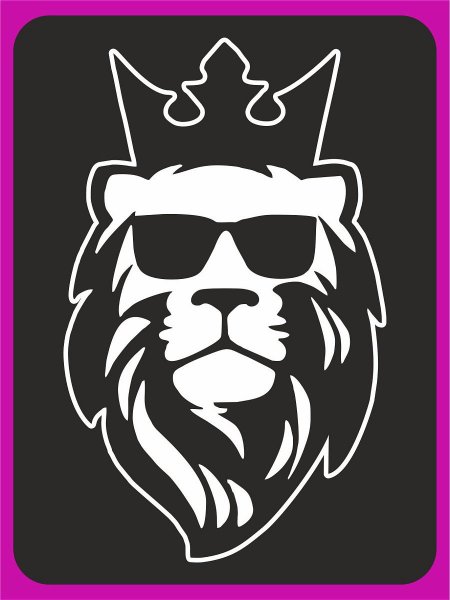 Корона наклейка на машину