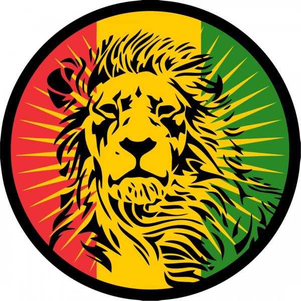 Наклейки на авто Лев