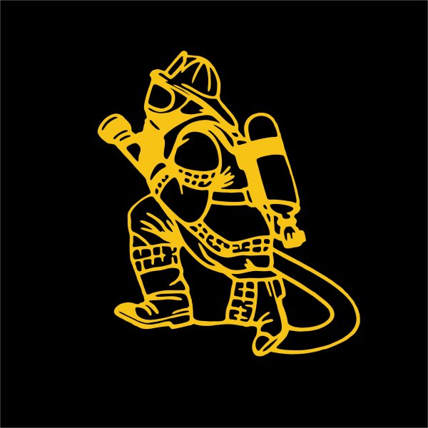 Наклейки для малышей пожарная машина