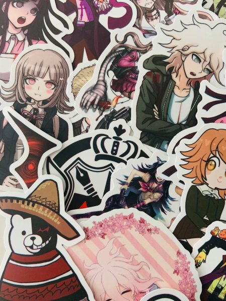 Наклейки аниме Данганронпа