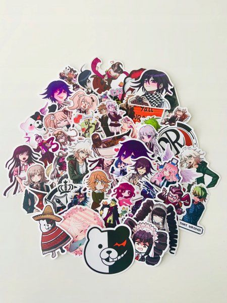 Стикеры 50 штук аниме драганронпа