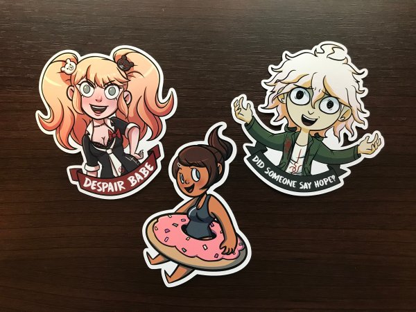 Данганронпа набор наклеек