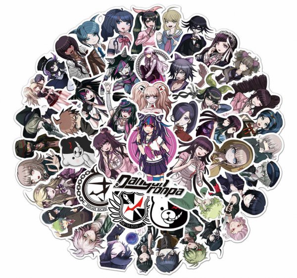 Наклейки Данганронпа v3