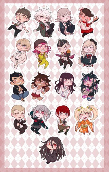 Danganronpa v3 Стикеры