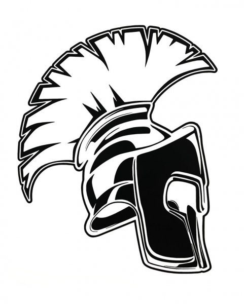 Наклейка Спартанский шлем