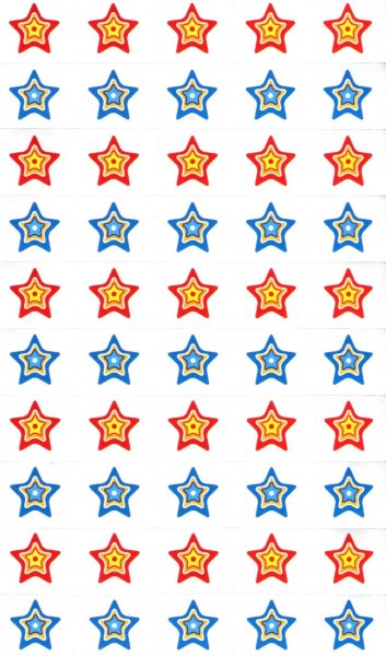 Наклейка - звездочки