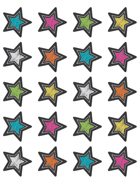 Трафареты для декора звезды