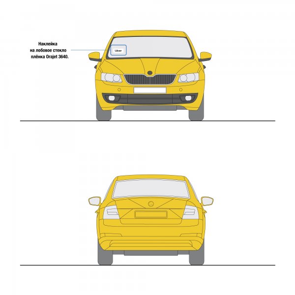 Стандарты оклейки Убер