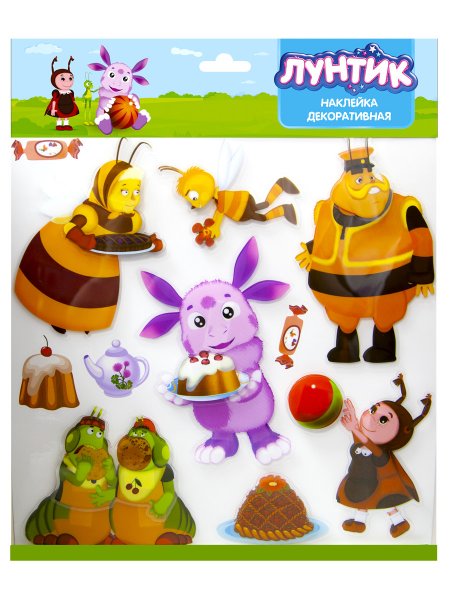 Интерьерные наклейки Лунтик