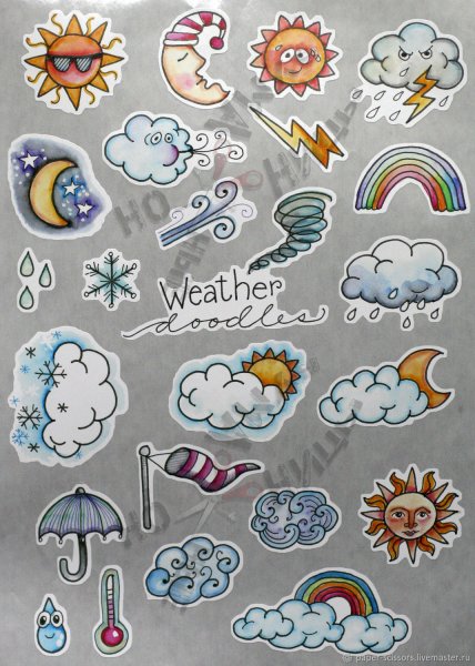 Погодные Стикеры