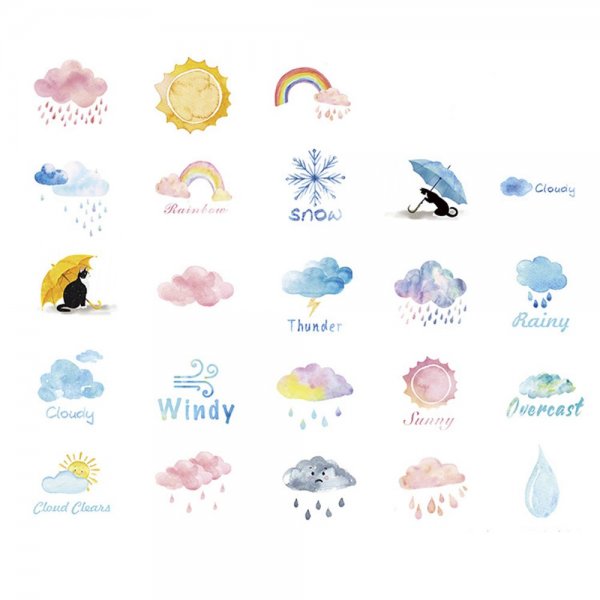 A Rainy Day today Planner Sticker Clipart