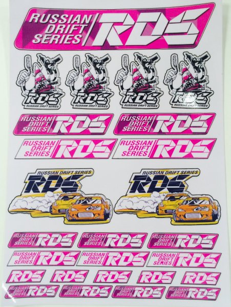 Наклейки спонсоров для дрифта