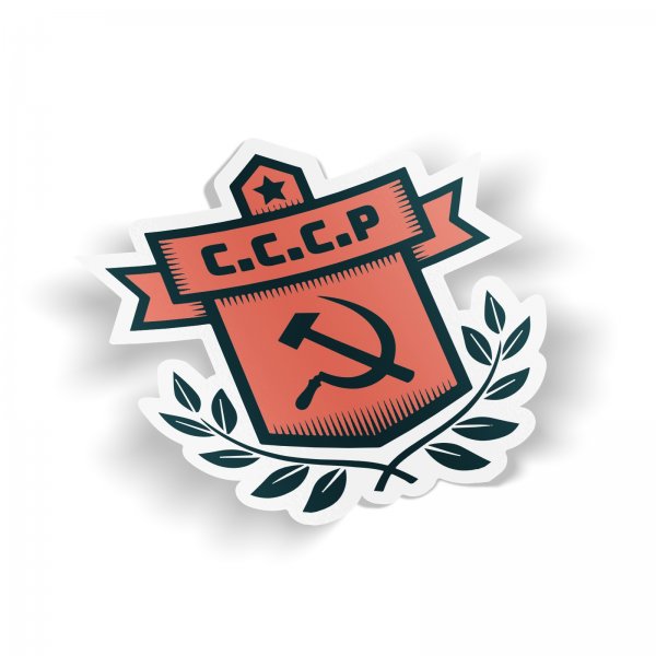 Наклейка USSR