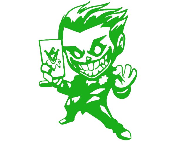 Джокер наклейка